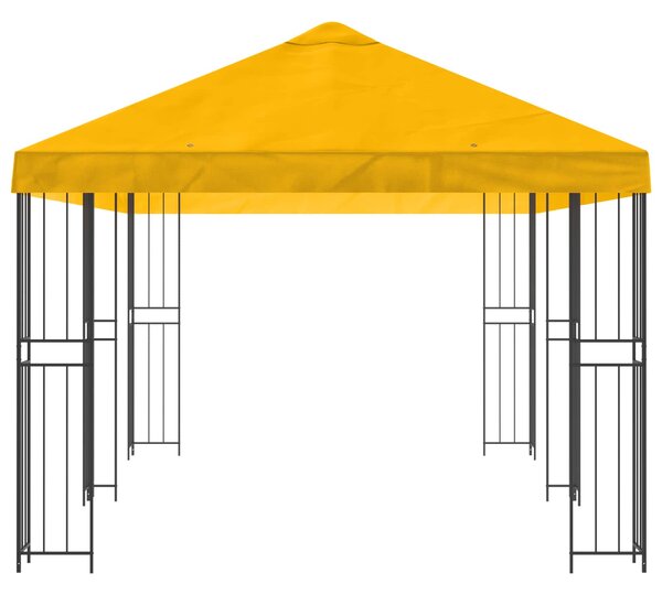 Zahradní altán 6 x 3 m Žlutá Polyester a ocel 190 gsm 3375989