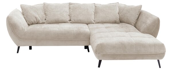 ROHOVÁ SEDAČKA, textil, pískové barvy, béžová Livetastic - Sedací soupravy, Online Only