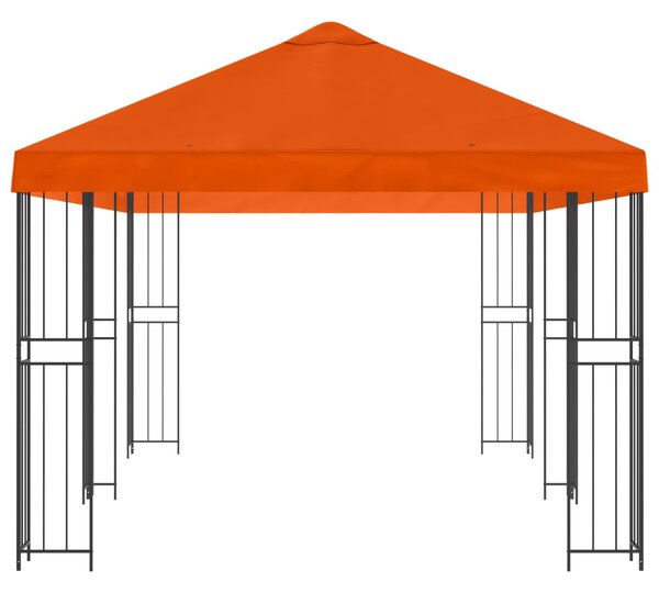 Zahradní altán 6 x 3 m Oranžová Polyester a ocel 190 gsm 3375990