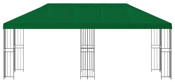 Zahradní altán 6 x 3 m Zelená Polyester a ocel 190 gsm 3375986