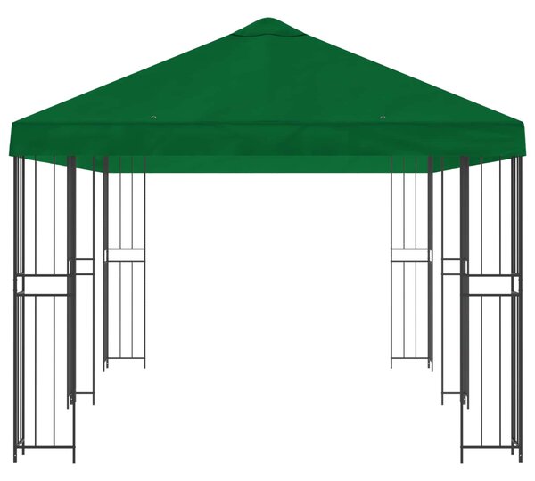 Zahradní altán 6 x 3 m Zelená Polyester a ocel 190 gsm 3375986