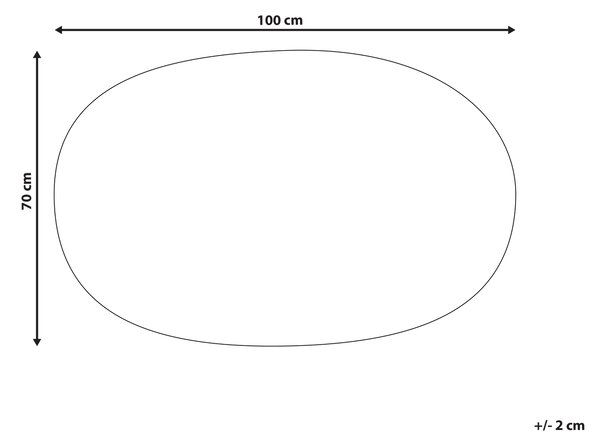 Dětský koberec PEREWI Pestrá 70 x 100 cm Juta