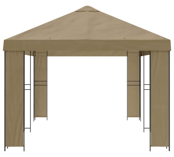 Zahradní altán 6 x 3 m Béžová Polyester a ocel 190 gsm 3376007
