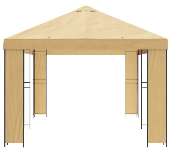 Zahradní altán 6 x 3 m Krémová Polyester a ocel 190 gsm 3376008