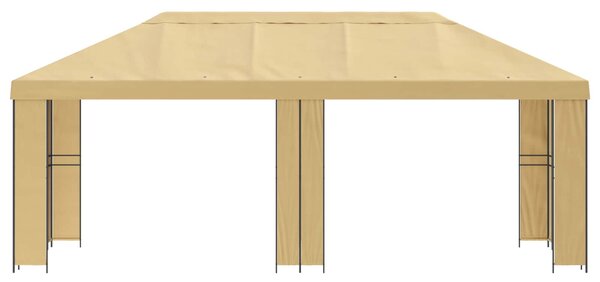 Zahradní altán 6 x 3 m Krémová Polyester a ocel 190 gsm 3376008