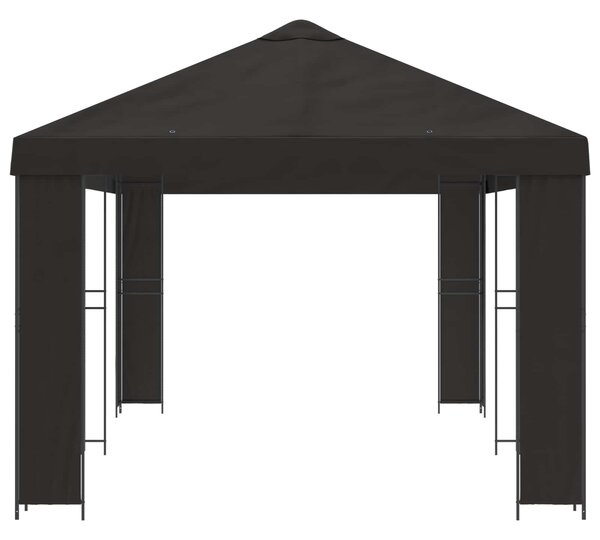 Zahradní altán 6 x 3 m Antracitová Polyester a ocel 190 gsm 3376009