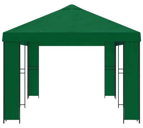Zahradní altán 6 x 3 m Zelená Polyester a ocel 190 gsm 3376011