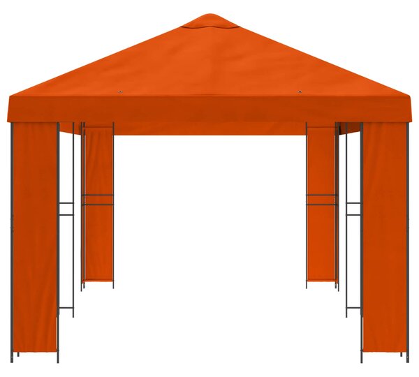 Zahradní altán 6 x 3 m Oranžová Polyester a ocel 190 gsm 3376015