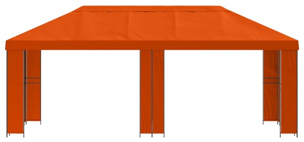 Zahradní altán 6 x 3 m Oranžová Polyester a ocel 190 gsm 3376015