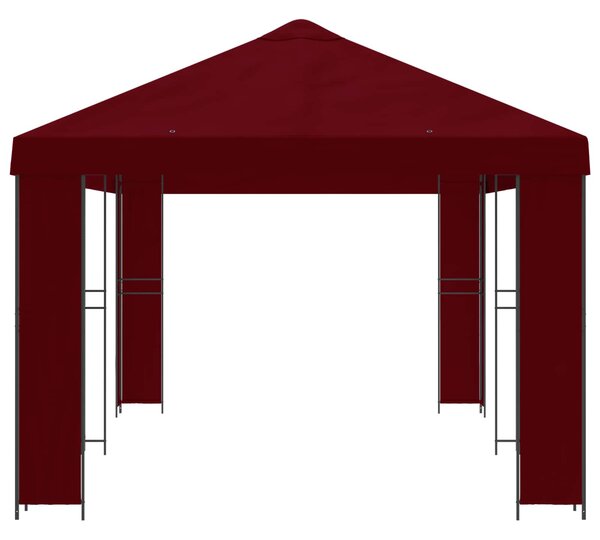 Zahradní altán 6 x 3 m Vínová Polyester a ocel 190 gsm 3376017
