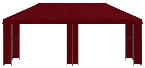 Zahradní altán 6 x 3 m Vínová Polyester a ocel 190 gsm 3376017