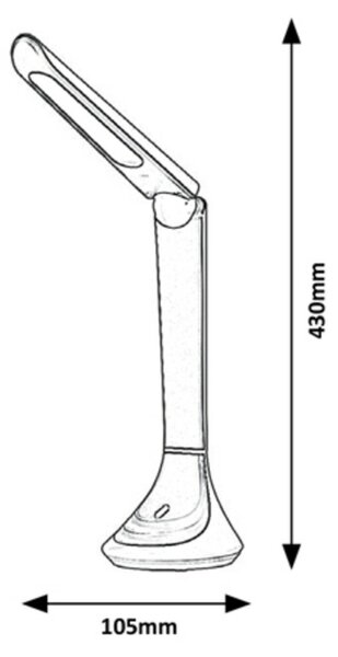 Rabalux stolní lampa Balor LED 5W 3958