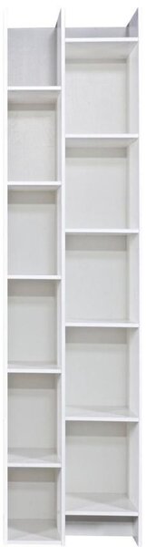 Hoorns Bílá lakovaná knihovna Manon 200 x 50 cm