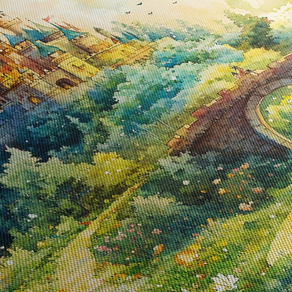 Obraz - Pohádkový zámek (125x70 cm)