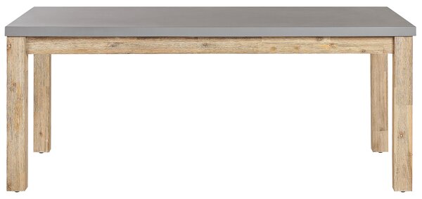 Zahradní jídelní stůl OSTUNI 180 cm 90 cm Beton Šedá