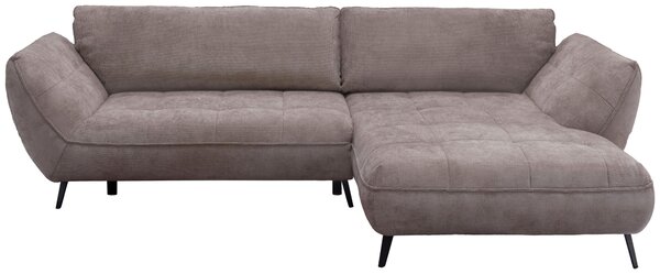 ROHOVÁ SEDAČKA, textil, světle hnědá Livetastic - Sedací soupravy, Online Only