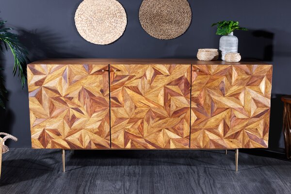 Příborník Stone Finish 150cm Sheesham 43449