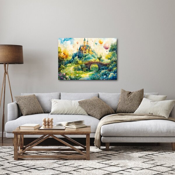 Obraz - Pohádkový zámek (70x50 cm)