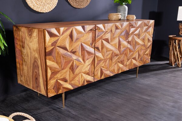 Příborník Stone Finish 150cm Sheesham 43449
