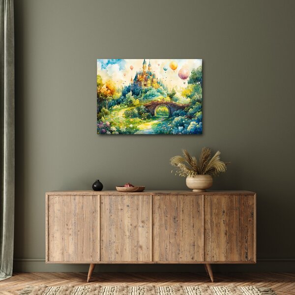 Obraz - Pohádkový zámek (70x50 cm)
