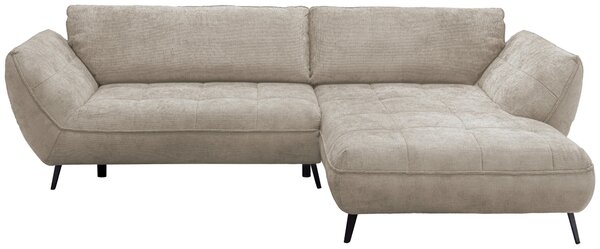 ROHOVÁ SEDAČKA, textil, pískové barvy Livetastic - Sedací soupravy, Online Only