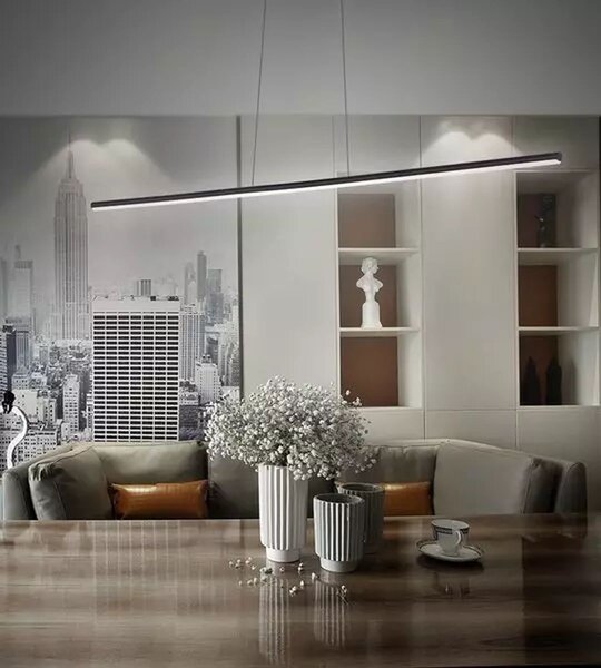Altavola Design Linea závěsné svítidlo 1x20 W černá LA089/P_120_4k_20W_black