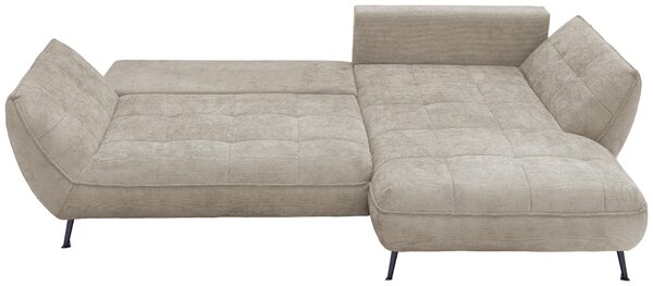 ROHOVÁ SEDAČKA, textil, pískové barvy Livetastic - Sedací soupravy, Online Only