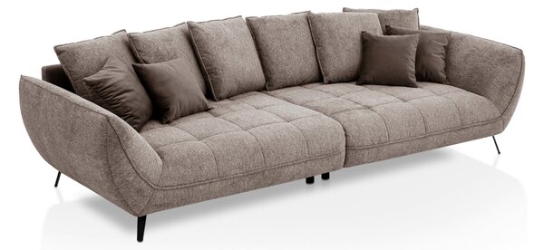 POHOVKA BIG SOFA, textil, šedohnědá Livetastic - Pohovky, Online Only