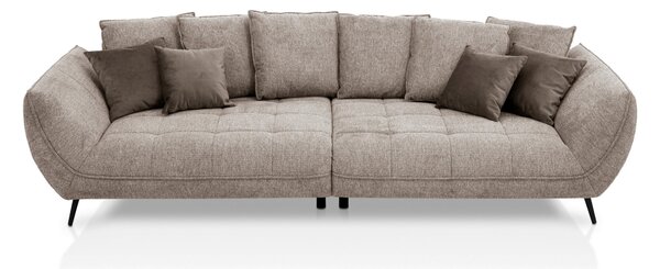 POHOVKA BIG SOFA, textil, šedohnědá Livetastic - Pohovky, Online Only