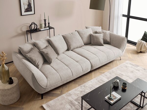 POHOVKA BIG SOFA, textil, béžová Livetastic - Pohovky, Online Only