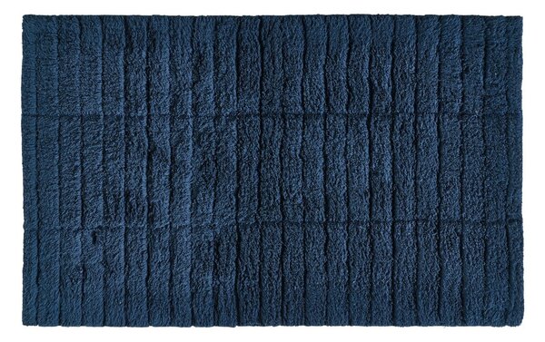 Modrá koupelnová předložka 80x50 cm Tiles - Zone