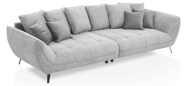POHOVKA BIG SOFA, textil, tmavě šedá Livetastic - Pohovky, Online Only