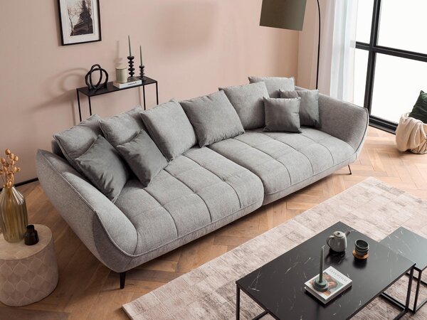POHOVKA BIG SOFA, textil, tmavě šedá Livetastic - Pohovky, Online Only