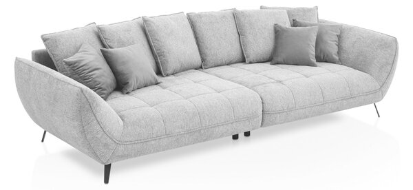 POHOVKA BIG SOFA, textil, světle šedá Livetastic - Pohovky, Online Only