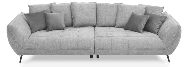 POHOVKA BIG SOFA, textil, tmavě šedá Livetastic - Pohovky, Online Only