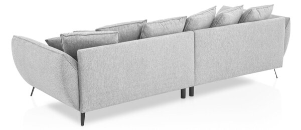 POHOVKA BIG SOFA, textil, světle šedá Livetastic - Pohovky, Online Only