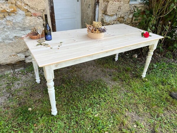 Stará Krása – Ruční výroba Kvalitní jídelní stoly z masivu 180 x 90 x 76 cm