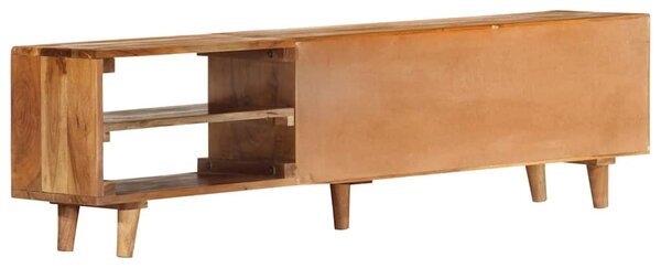 TV skříňka masivní akácie s medovým povrchem 140 x 30 x 40 cm 337847