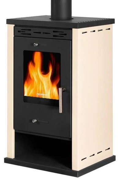 Krbová kamna EKO 3 8,5 kW slonovinová ocel Ekodesign A+ 82% účinnost