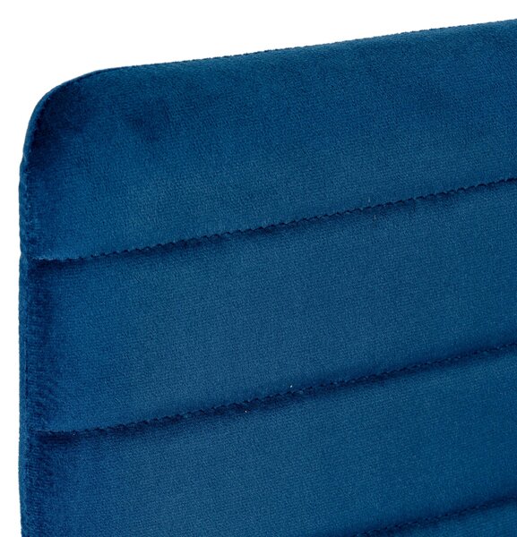 ModernHome LR-1494 Sada 4 ks jídelních židlí VELVET, modrá