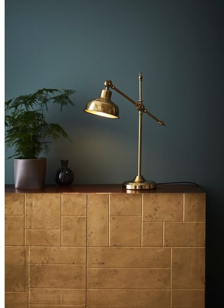 Stolní lampa ve zlaté barvě Markslöjd Grimstad