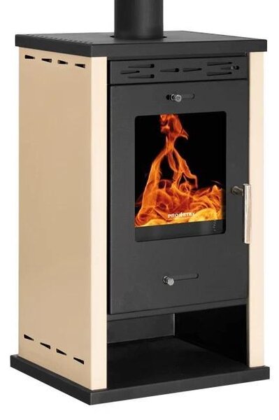 Krbová kamna EKO 3 8,5 kW slonovinová ocel Ekodesign A+ 82% účinnost