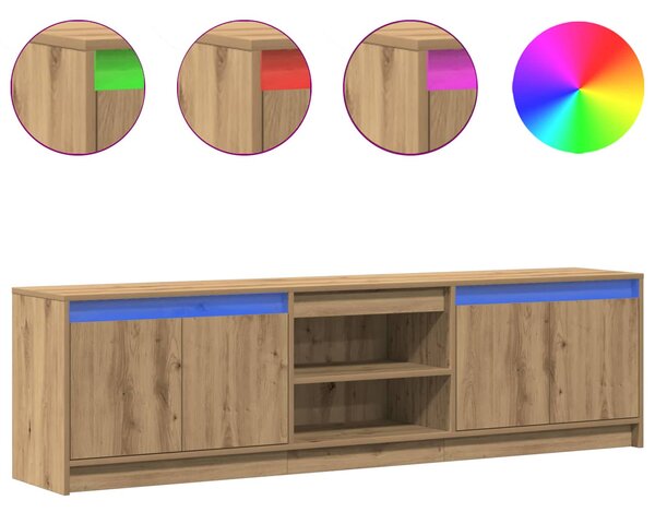 TV jednotky 180 x 34 x 50 cm Hnědá Kompozitní dřevo 3378505