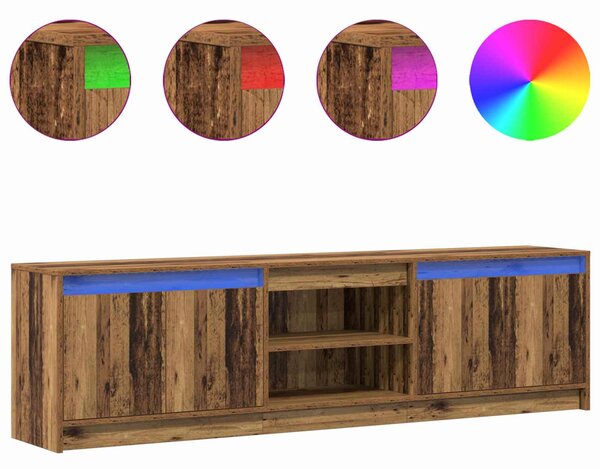 TV jednotky 180 x 34 x 50 cm Hnědá Kompozitní dřevo 3378504