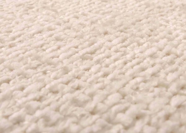 Sada 6 jídelních židlí HWC-G55, kuchyňská židle křeslo, broušená nerezová ocel tkanina/textil žinylka Oeko-Tex krémová