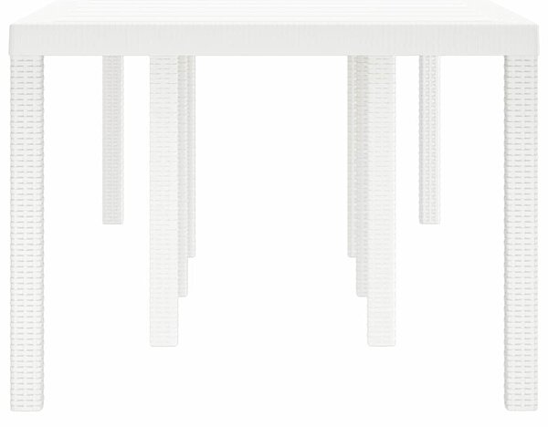 Zahradní stůl Bílá 250 x 100 x 73 cm polyratan 3378518