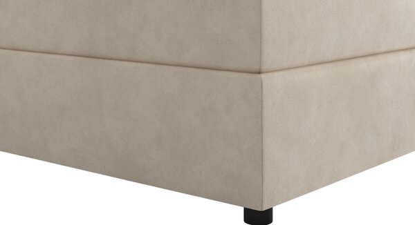 POSTEL BOXSPRING, 140/200 cm, béžová MID.YOU - Jednolůžkové postele, Online Only