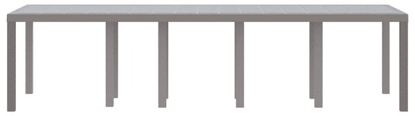 Zahradní stůl Světle šedá 300 x 100 x 73 cm polyratan 3378523