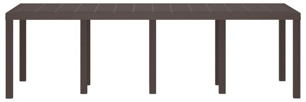 Zahradní stůl Hnědá 250 x 100 x 73 cm polyratan 3378517
