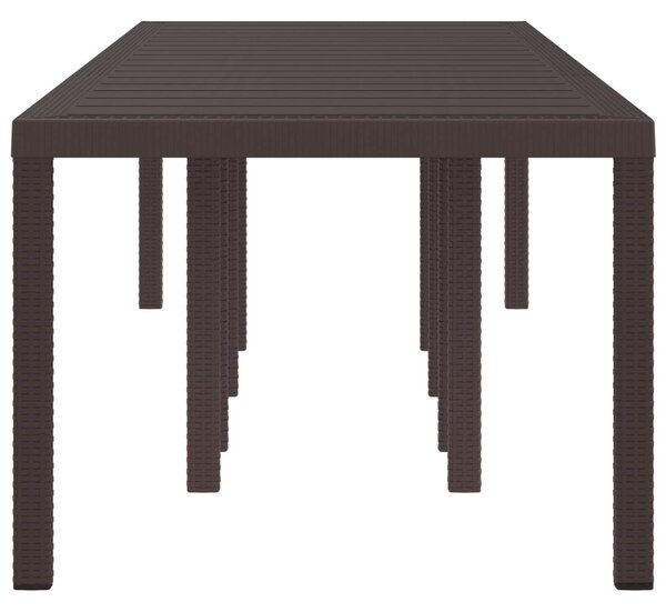 Zahradní stůl Hnědá 300 x 100 x 73 cm polyratan 3378521
